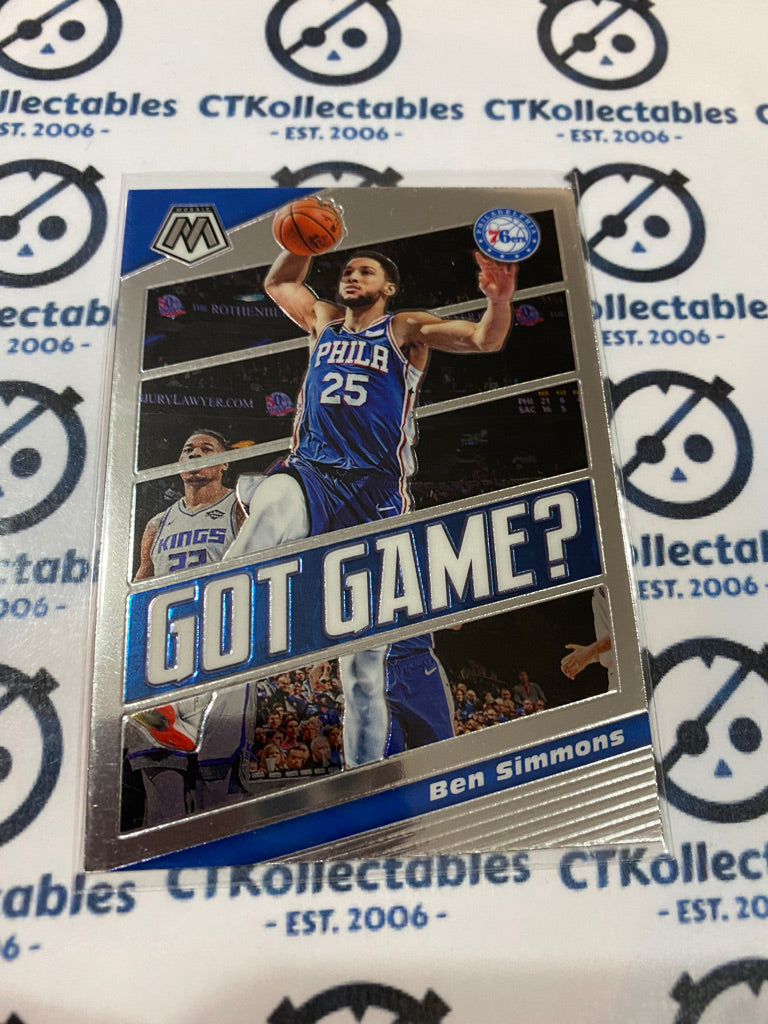 2019-20 NBA Mosaic Got Game ? Ben Simmons #1 76ers
