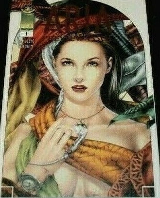ARIA # 1 GOLD PREVIEW ISSUE VARIANT EMBOSSED IMAGE / AVALON NM 1998