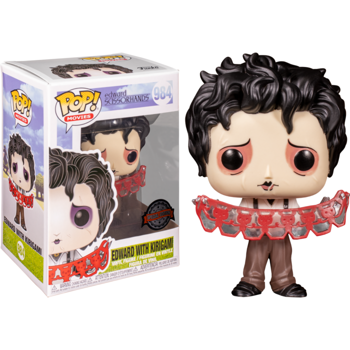Edward Scissorhands #984 With Kirigami Funko POP! Movies US Exclusive