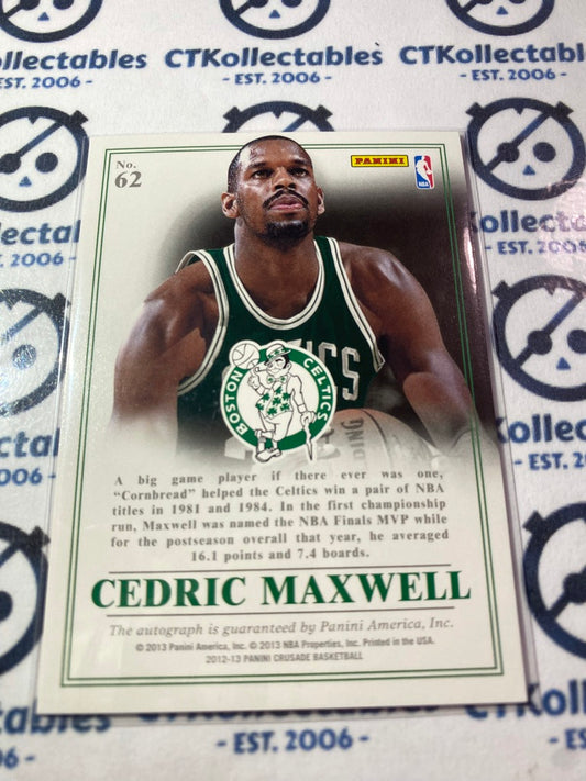 2012-13 NBA Panini Crusade Cedric Maxwell Majestic Auto #62 Celtics
