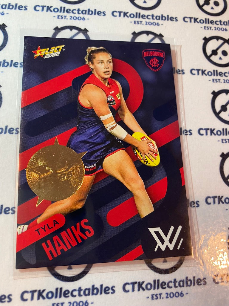 2022 AFL Footy Stars Gold 30th Anniversary - Tyla Hanks #206