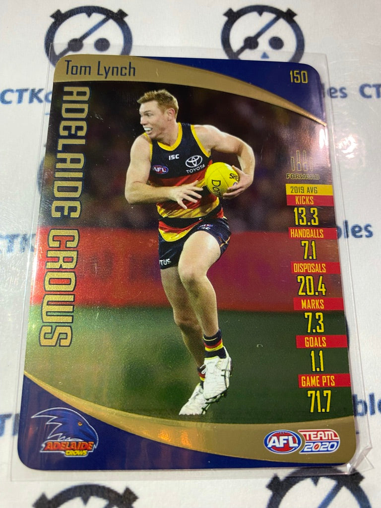 2020 AFL Teamcoach Gold #150 Tom Lynch Crows