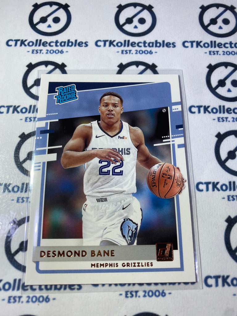 2020-21 NBA Donruss Rated Rookie Desmond Bane #240 Grizzlies