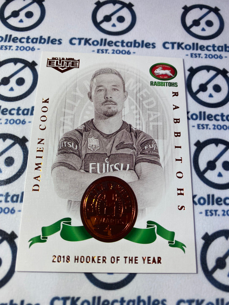 2019 NRL Elite DalyM Damien Cook DM16/18 Rabbitohs