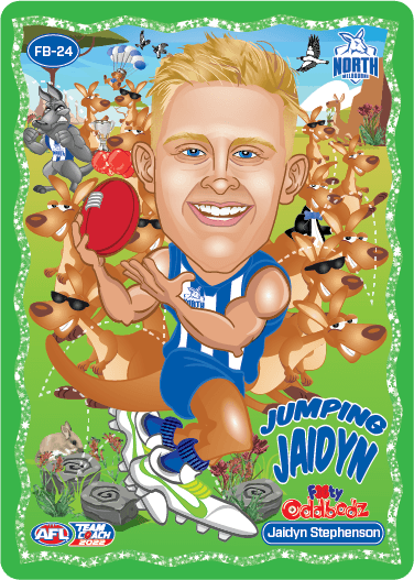 2022 AFL Teamcoach Footy Oddbodz FB-24 Jaidyn Stephenson