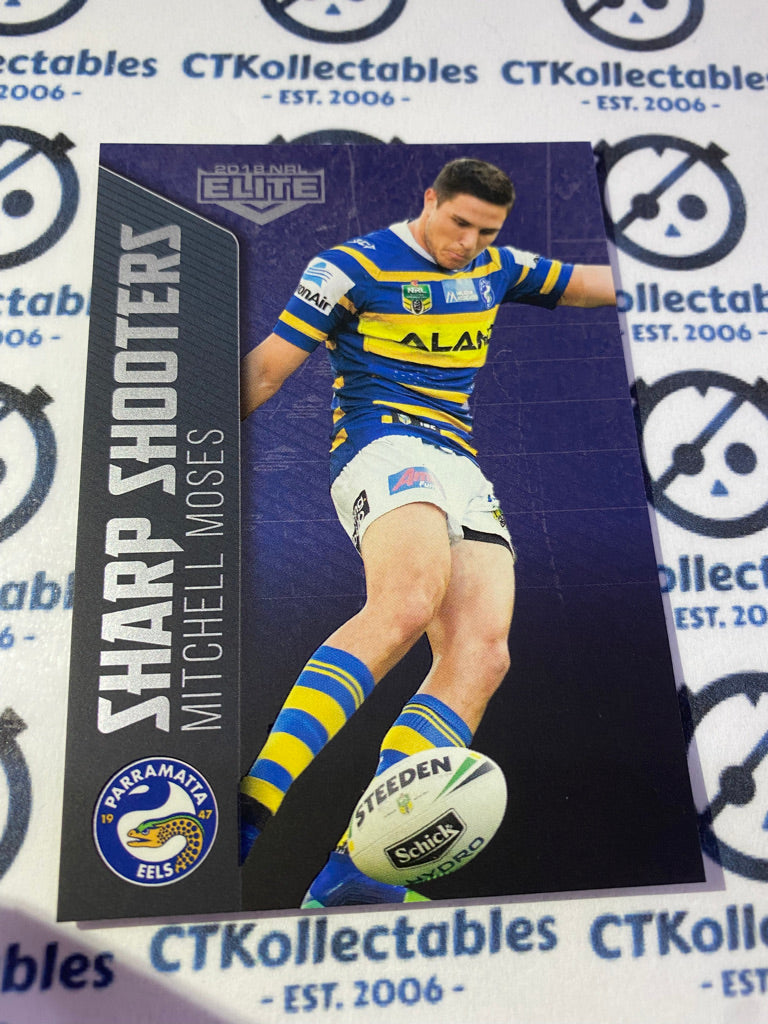 2018 NRL Elite Sharp Shooters Mitchell Moses SSH 20/32 Eels