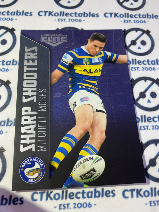 2018 NRL Elite Sharp Shooters Mitchell Moses SSH 20/32 Eels