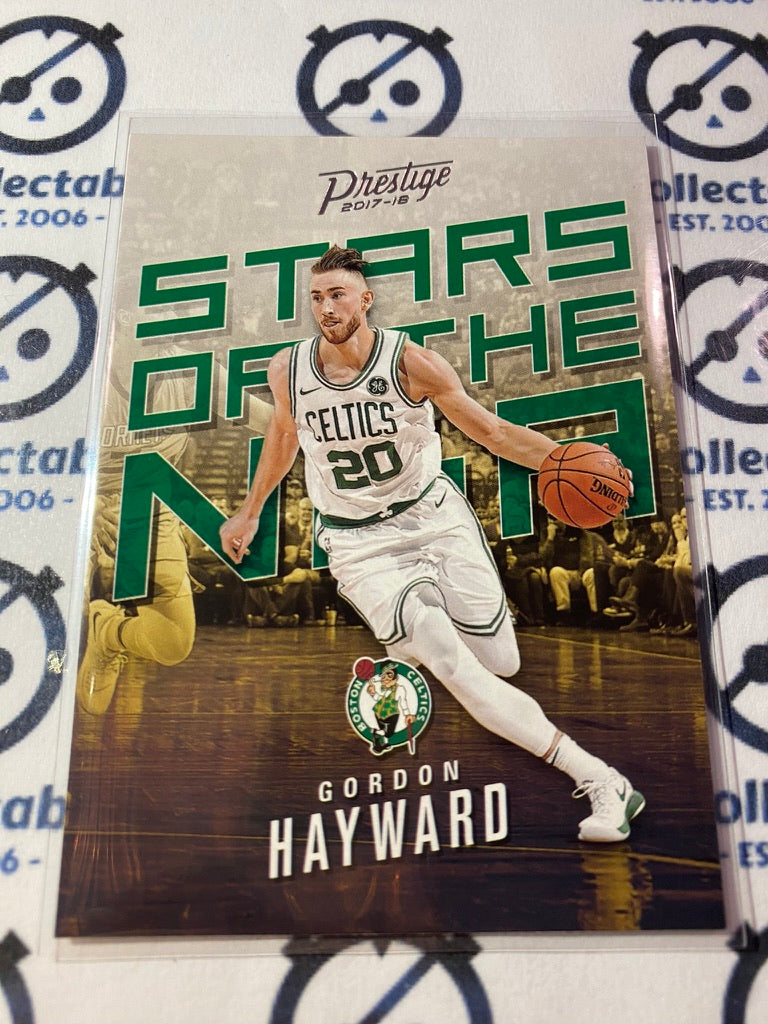 2017-18 Panini NBA Prestige Gordon Hayward Stars of the NBA #15 Celtics