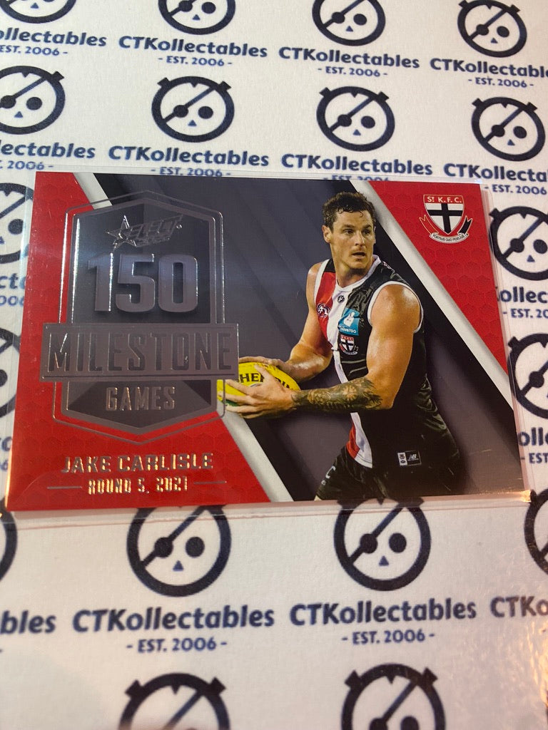 2022 AFL Footy Stars Milestone 150 games - Jake Carlisle MG71