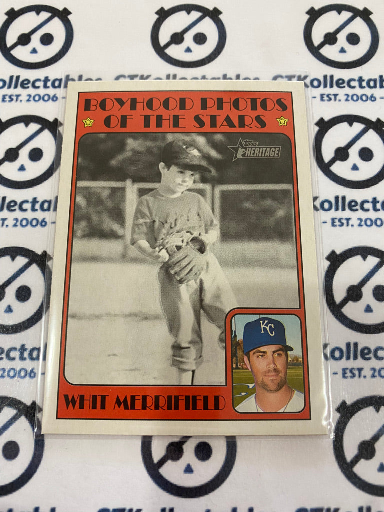 2021 MLB Heritage Boyhood Photos of the stars Whit Merrifield #267