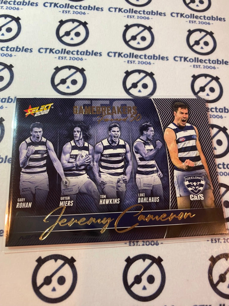 2022 AFL Footy Stars Gamebreakers Forward 50 - Jeremy Cameron GB31