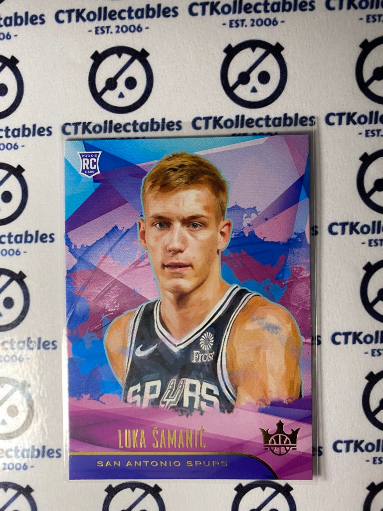 2019-20 Panini Court Kings Luka Samanic #71 RC Level I Spurs