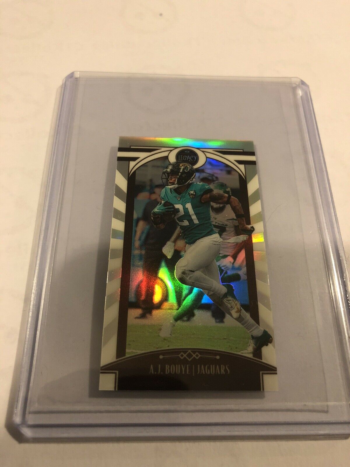 2020 NFL Legacy A.J Bouye Silver Chrome Mini Jaguars