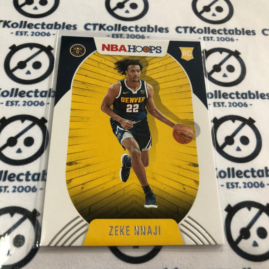 2020-21 NBA Hoops Zeke Ninaji rookie card RC #235 Nuggets
