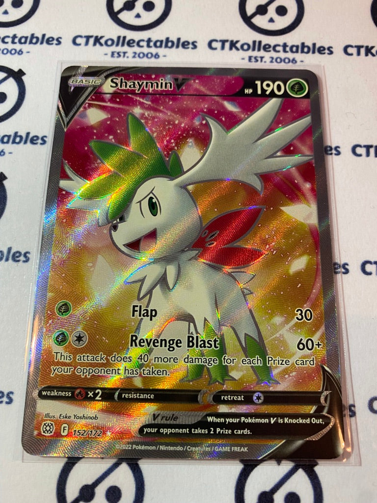 Shaymin V #152/172 full Art Ultra Rare Pokémon Card Brilliant Stars