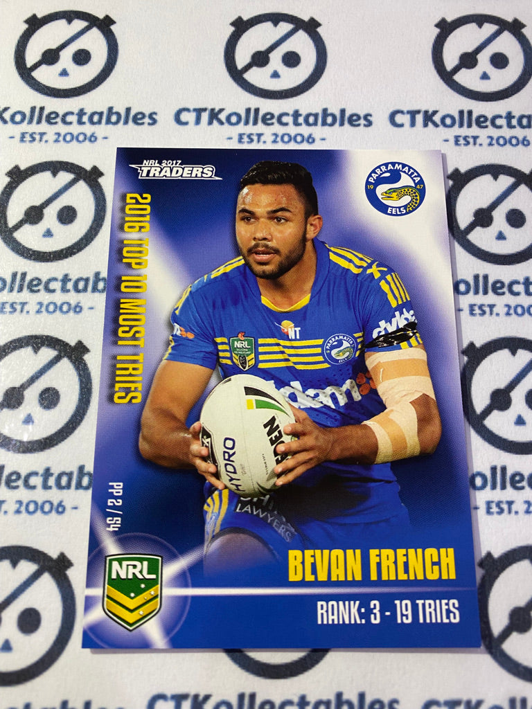 2017 NRL Traders Puzzle Piece Beven French PP2/54 Eels
