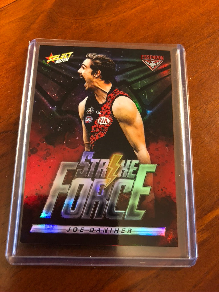 2019 AFL footy stars Joe Daniher SF13 Strike Force