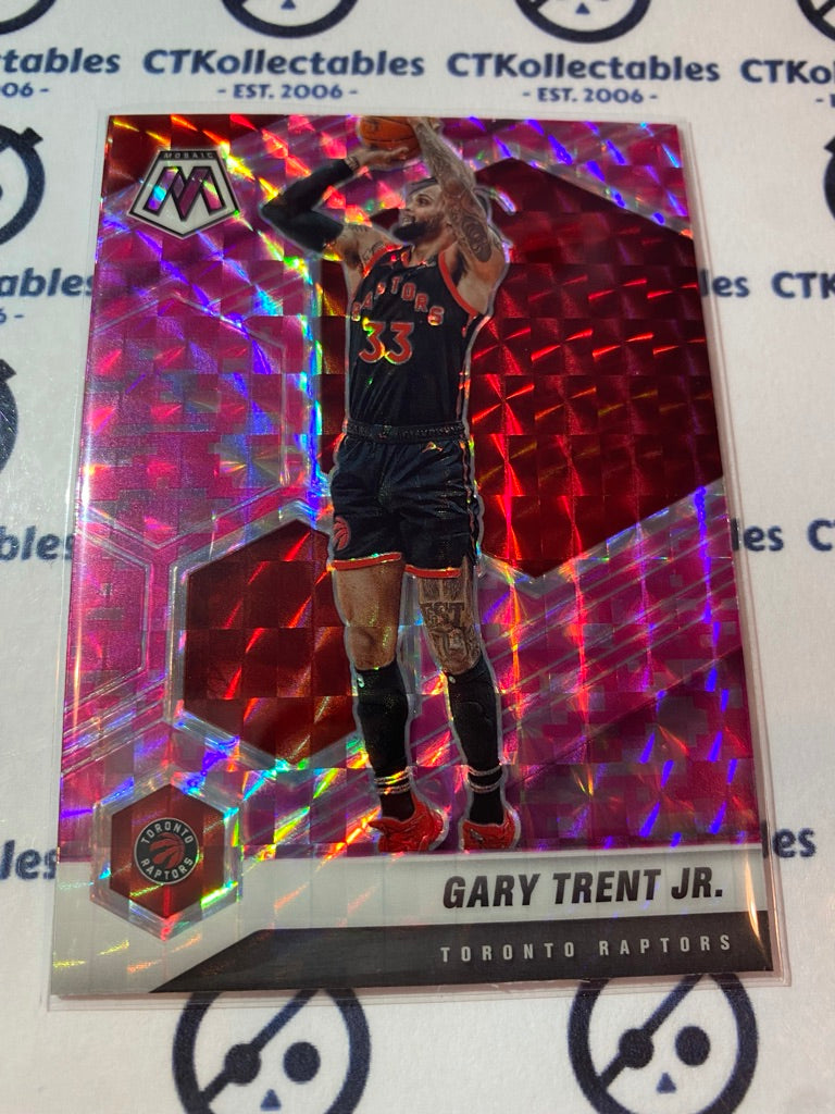 2020-21 NBA Mosaic Pink Prizm Gary Trent Jr #135 Raptors