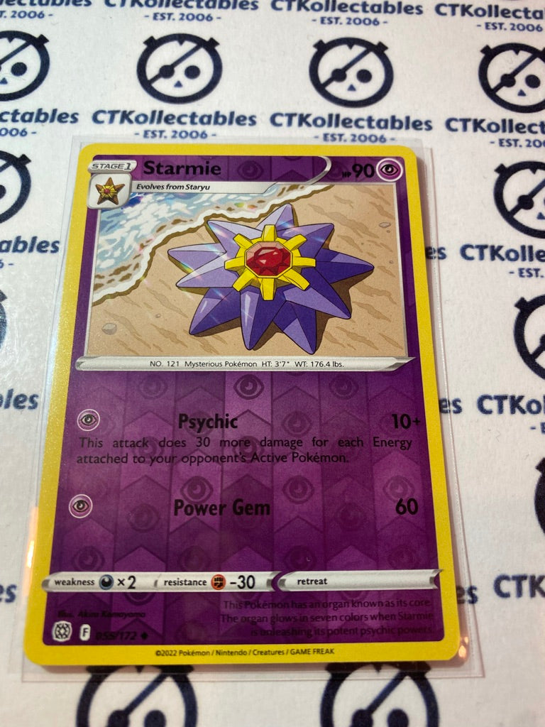 Starmie #055/172 Reverse Holo Pokémon Card Brilliant Stars