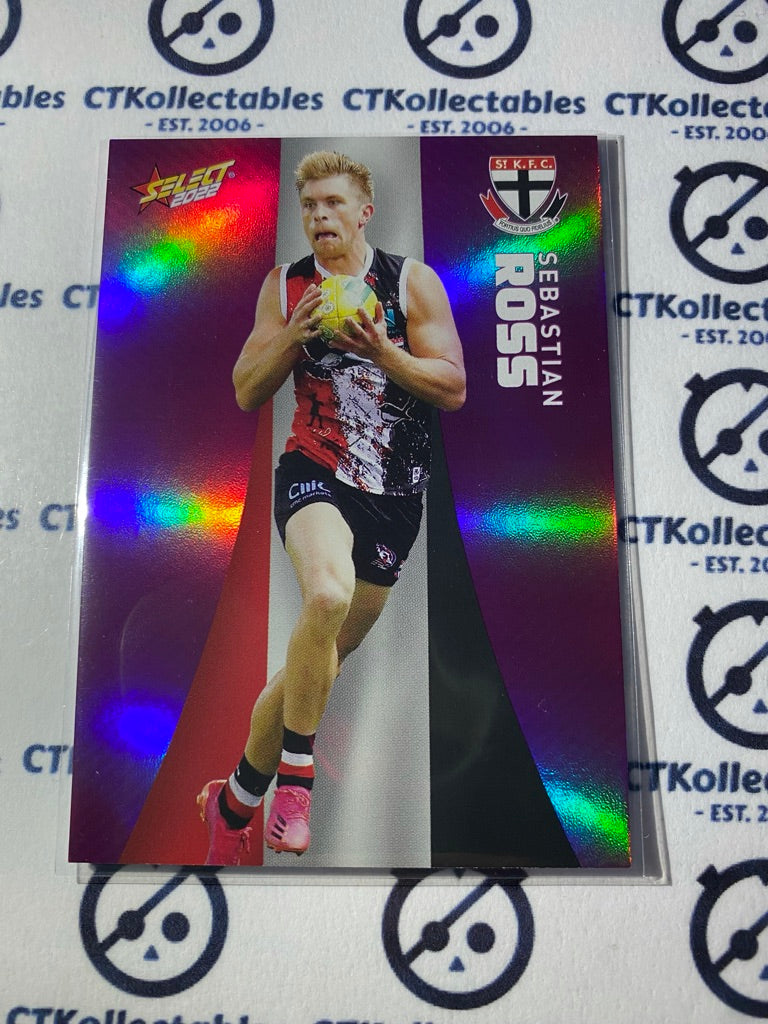 2022 AFL Footy Stars Purple Parallel - Sebastian Ross PP149