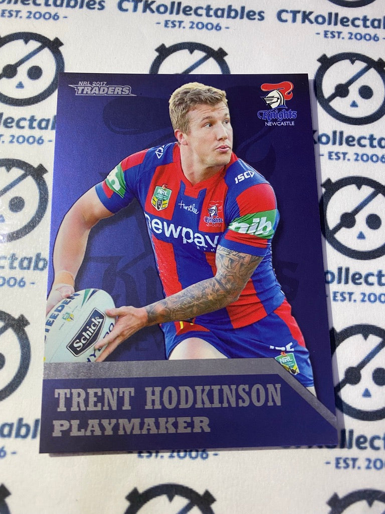2017 NRL Traders Playmaker Trent Hodkinson PM8/16 Knights