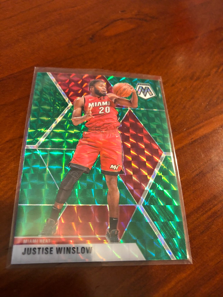 Justise Winslow Mosaic green Prizm #140 2019-20 NBA Mosaic