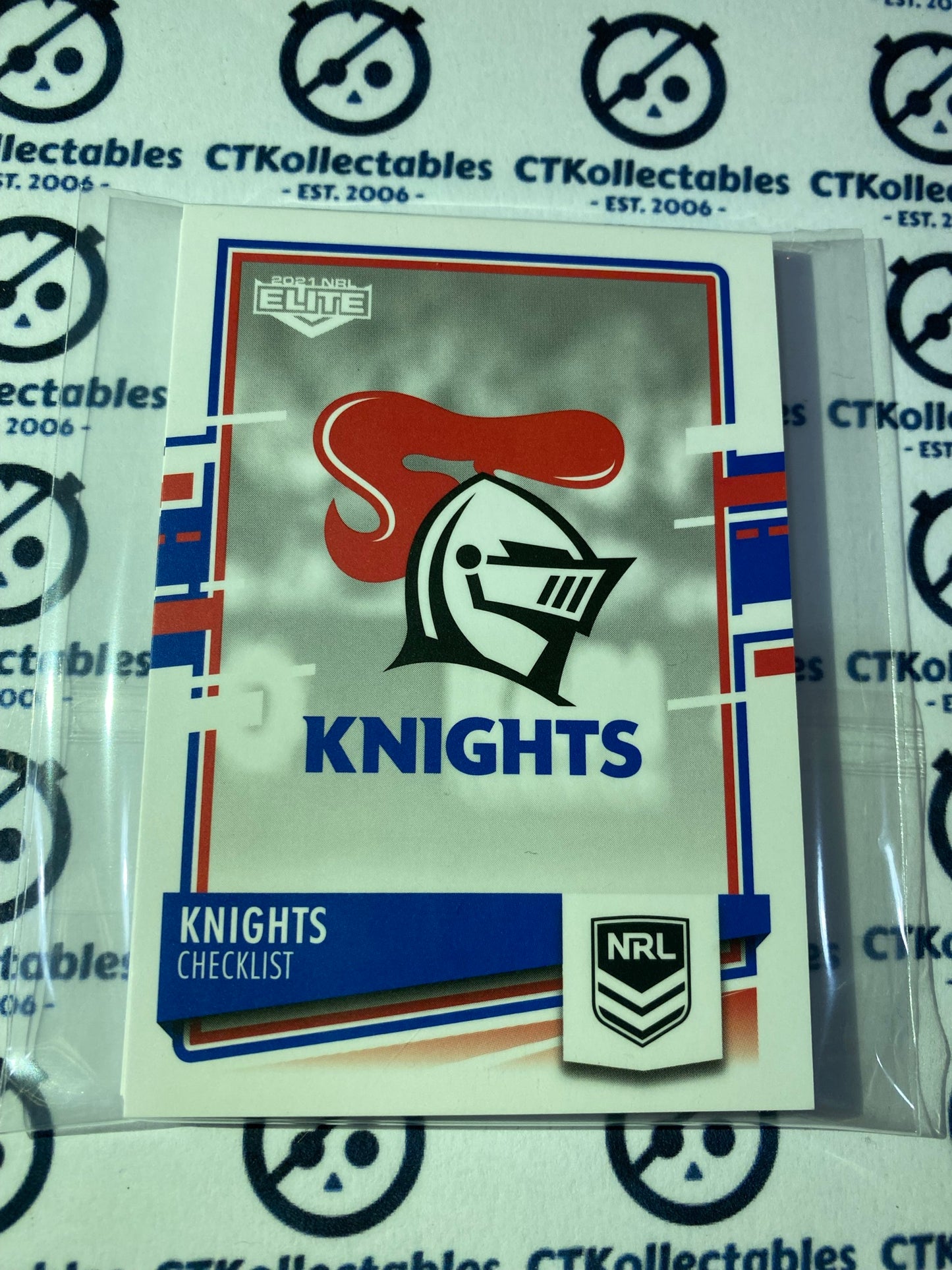 2021 NRL Elite Newcastle Knights base team set