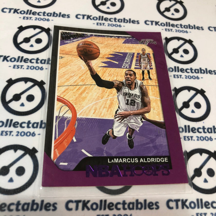 2018-19 PANINI Hoops LaMarcus Aldridge Purple Parallel #3