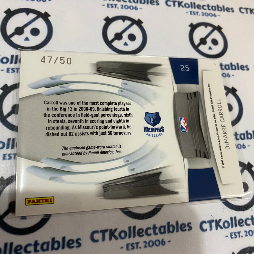 2009 Panini Prestige Demarre Carroll Prestigious Picks #47/50 Jersey