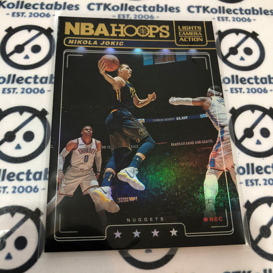 2018-19 PANINI Hoops Nikola Jokic Lights Camera Action Holo #LCA-17
