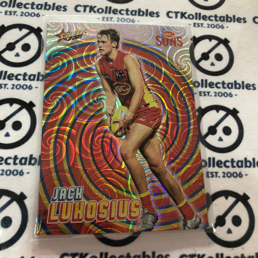 2021 AFL Footy Stars Holographic Foil Jack Lukosius HF70