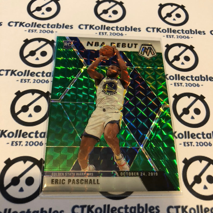 Eric Paschall Mosaic Green Prizm RC #272 2019-20 NBA Mosaic
