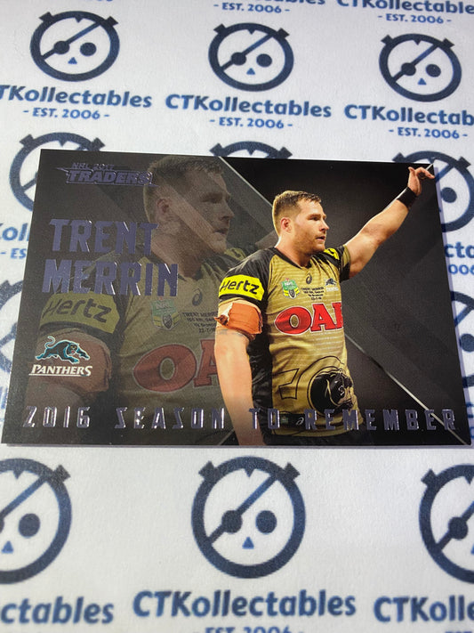 2017 NRL Traders Season To Remember Trent Merrin SR22/32