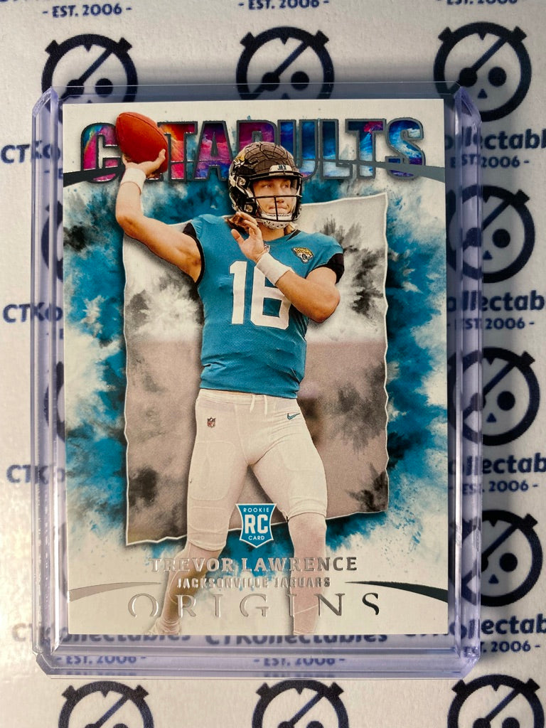 2021 NFL Origins Trevor Lawrence Catapults RC #C-16 Jaguars