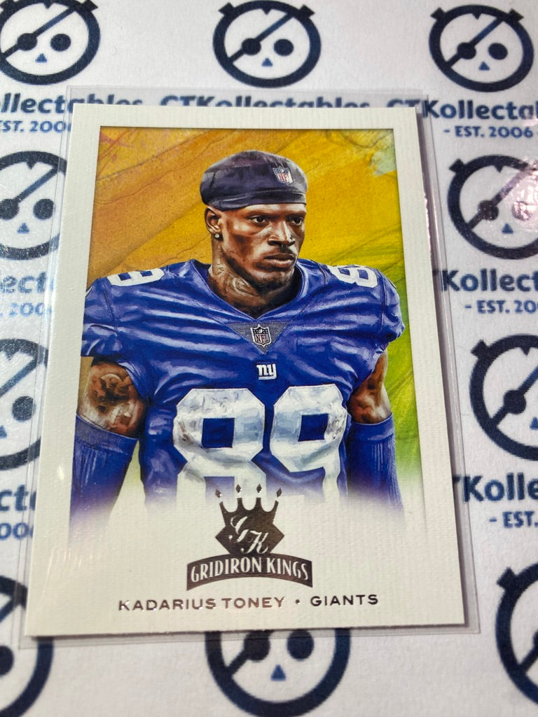 2021 NFL Chronicles Gridiron Kings Kadarius Toney Rookie Card #GK-27 Giants