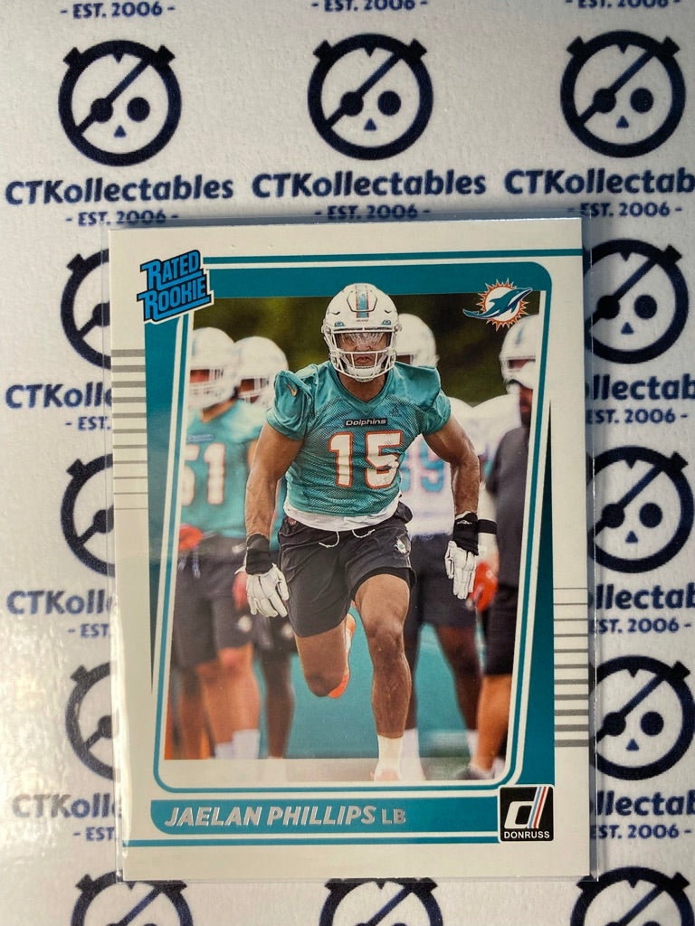 2021 NFL Donruss Rated Rookie Jaelan Phillips RC #336 Dolphins LB