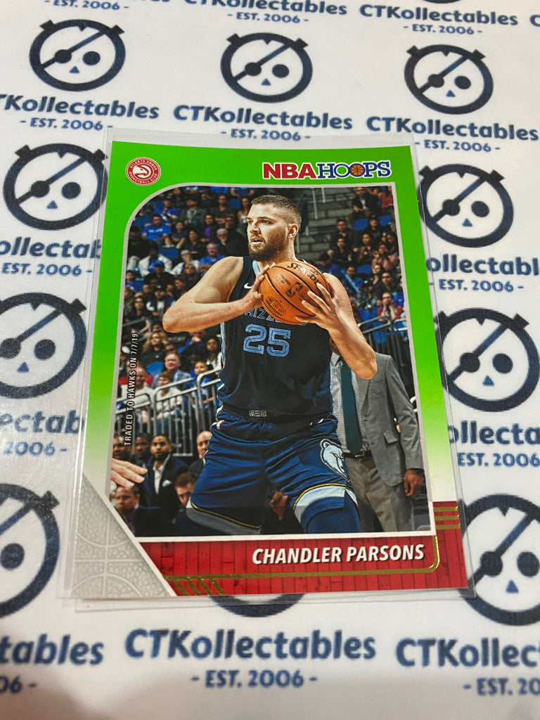 2019-20 NBA Hoops Neon Green Chandler Parsons #94 Hawks