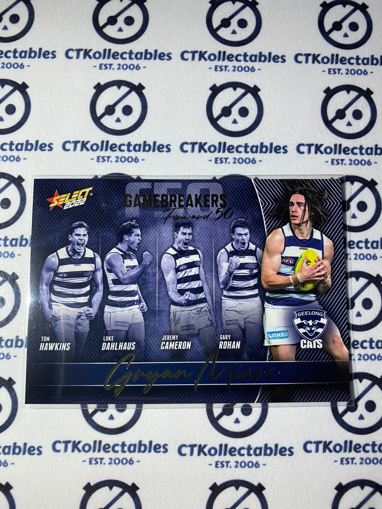 2022 AFL Footy Stars Gamebreakers Forward 50 - Gyran Miers GB34