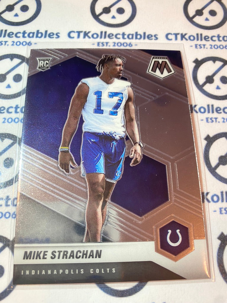 2021 Panini NFL Mosaic Mike Strachan rookie RC #397 Colts