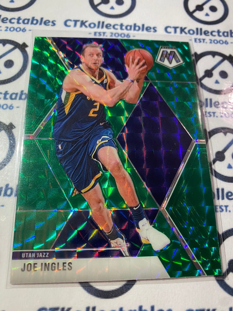 2019-20 NBA Panini Mosaic Joe Ingles Green prizm #63 Jazz