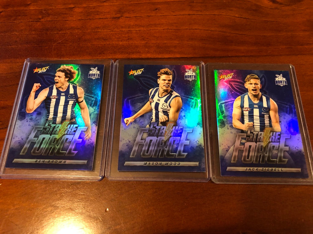 North Melbourne Strike Force Set 2019 footy stars