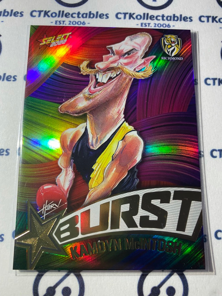 2022 AFL Footy Stars Starburst Paint - Kamdyn McIntosh SBP54