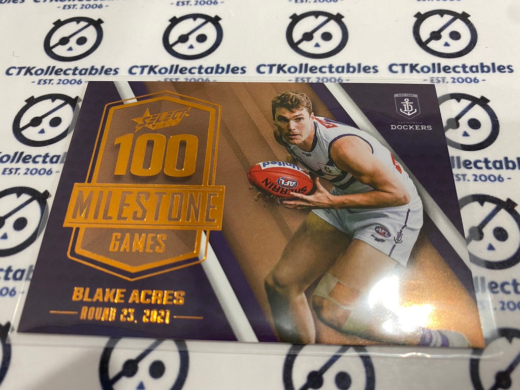 2022 AFL Footy Stars Milestone 100 games - Blake Acres MG25