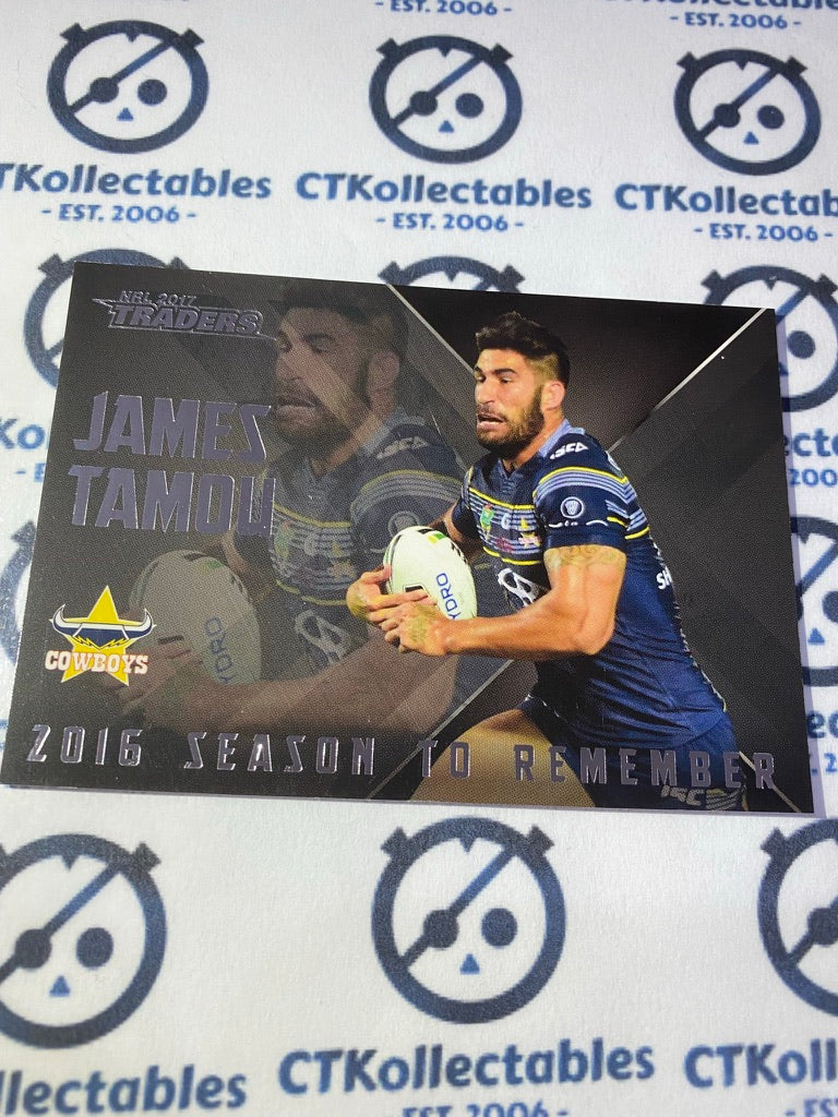 2017 NRL Traders Season To Remember James Tamou SR17/32