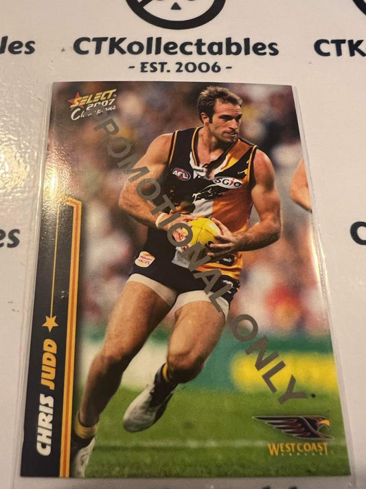 2007 AFL Champions Chris Judd #172 Promo card