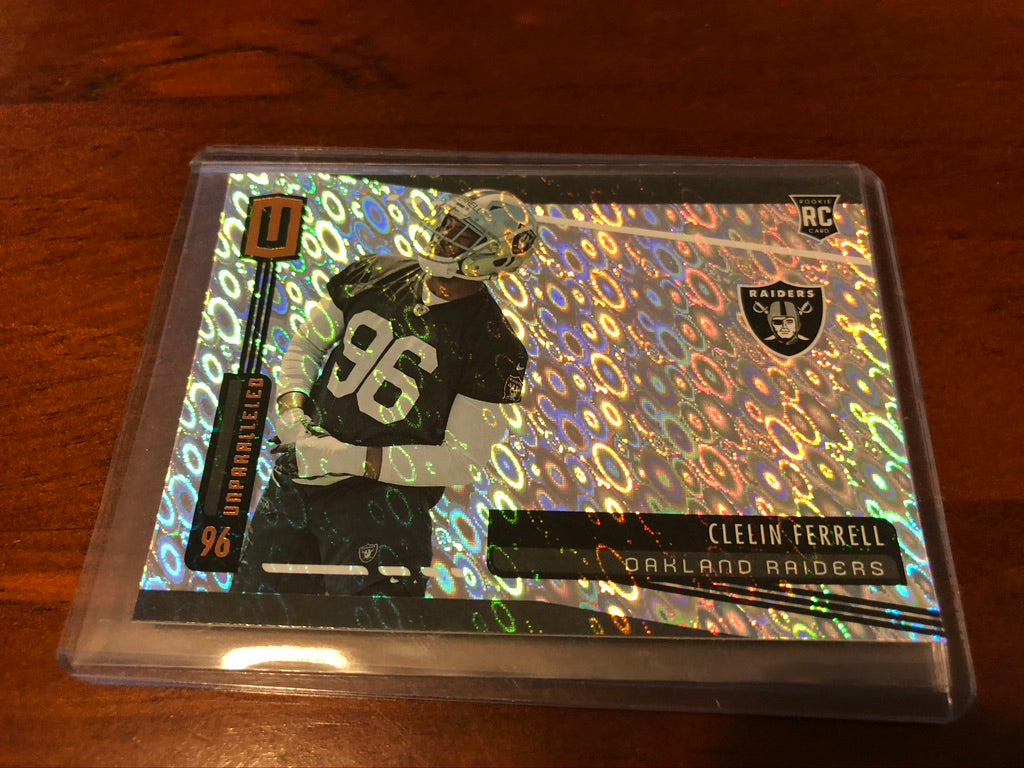 Clelin Ferrell ROOKIE #204 FLIGHT 2019 NFL Unparalleled