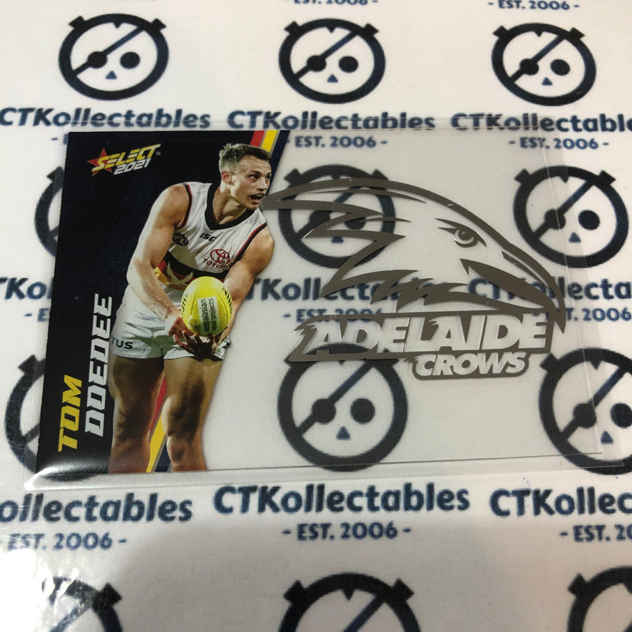2021 AFL Footy Stars Club Acetate Tom Doedee #CA2 Crows