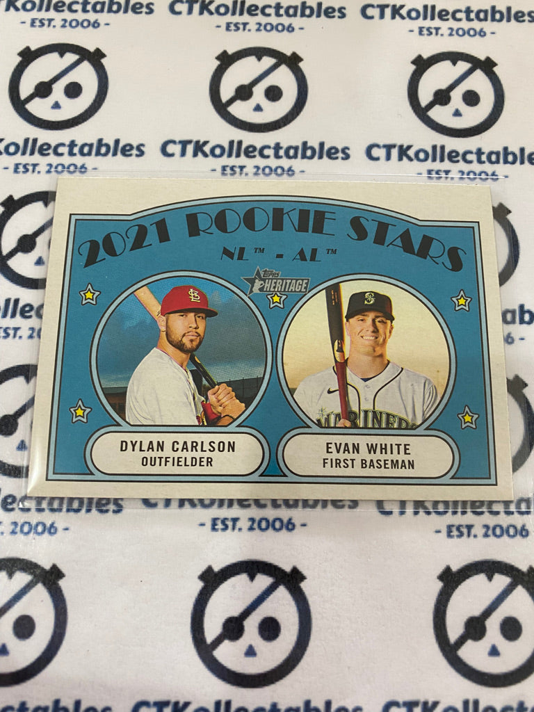 2021 MLB Heritage 2021 Rookie Stars NL-AL Carlson/White #295