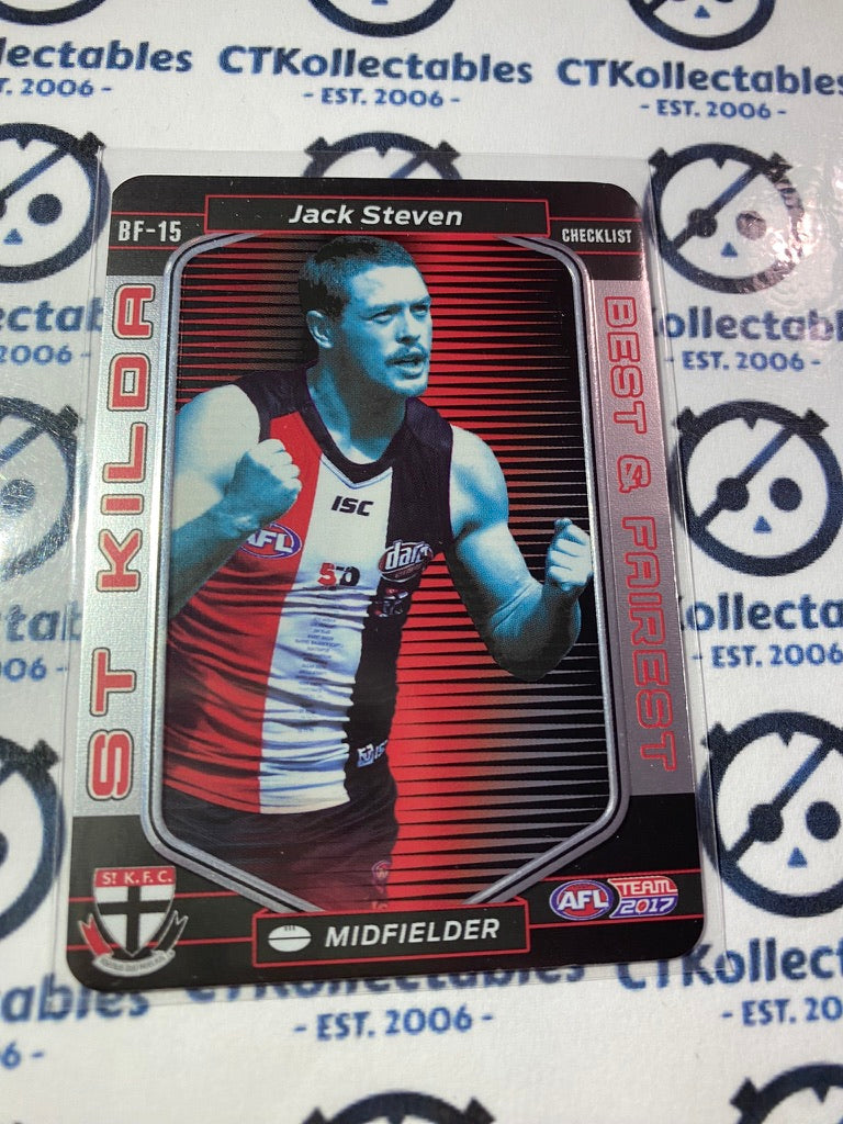 2017 AFL Teamcoach Best & Fairest #BF-15 Jack Steven Saints