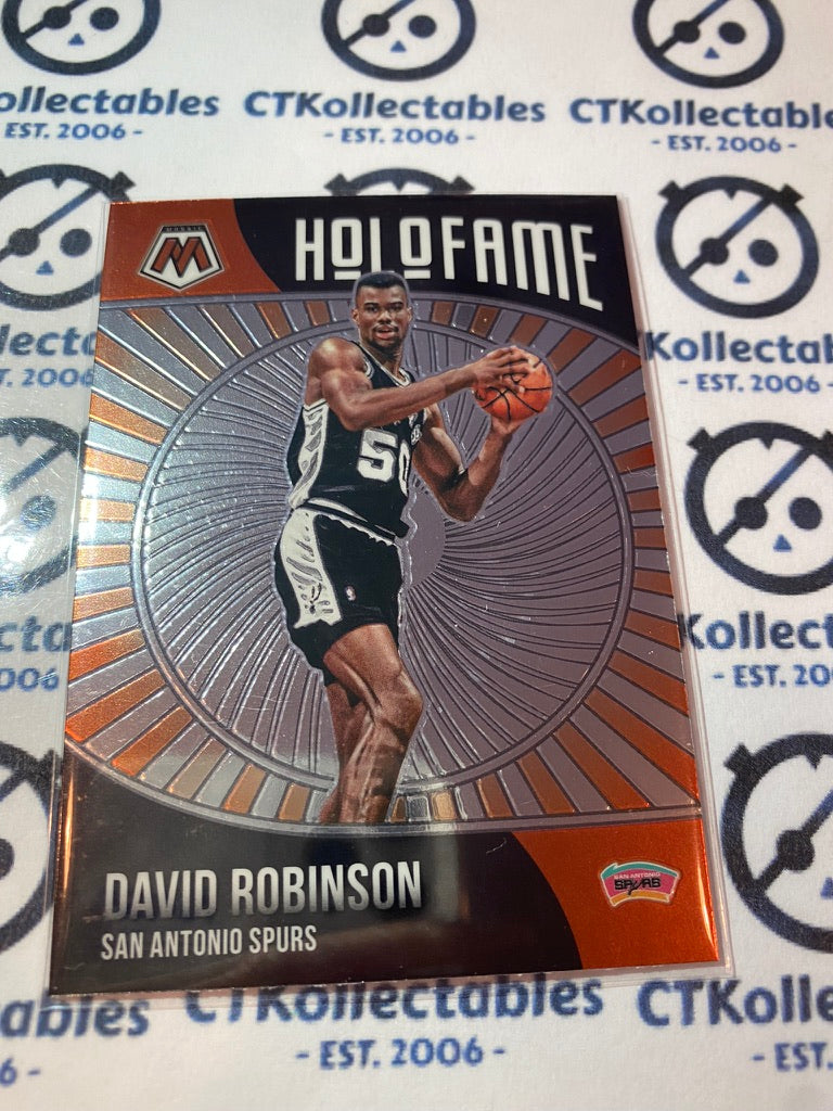 2020-21 NBA Mosaic David Robinson Holofame #14 Spurs